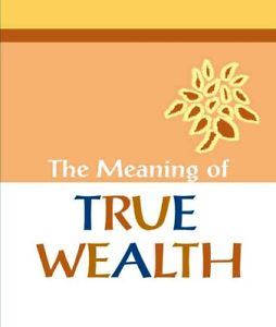 The Meaning Of True Wealth Little Keepsake Book (MB120) HB - Blue Mountain Arts